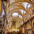 Interior of the Montserrat basilica