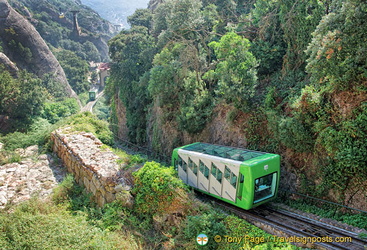 Montserrat funicular railways
