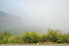 At this point we are travelling through the clouds