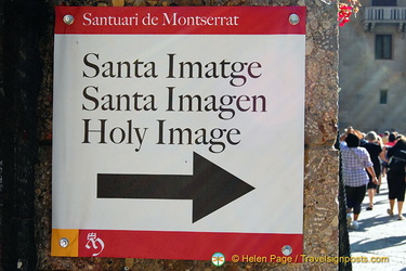 Direction to the Holy Image