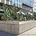 Monument to the Pamplona Encierro