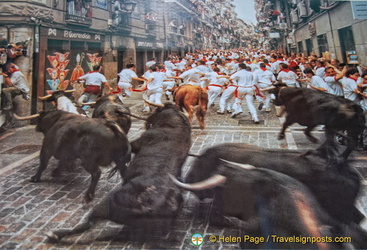 Image of the Running of the Bulls