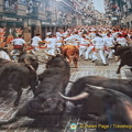 Image of the Running of the Bulls