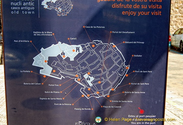 Map of Peñíscola