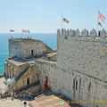 Peñíscola castle wall