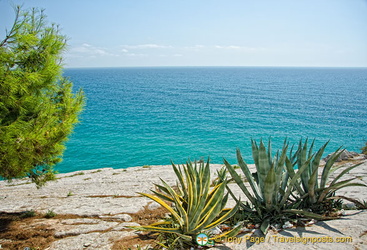 View of the Mediterranean