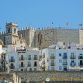 Peñíscola housing around the castle