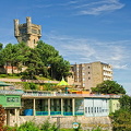 Hotel Monte Igueldo is on top of this hill, about 170 metres above sea level