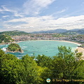 La Concha Bay - San Sebastian's famous shell-shaped bay