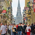Calle Mayor with view of  Buen Pastor Cathedral at the end