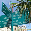 Signpost to San Sebastian attractions