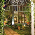 Beautiful cast-iron gate of the Hacienda