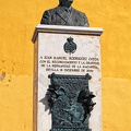 A bust in tribute of Juan Manuel Rodríguez Ojeda