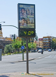 It was 5 pm and 40C in Seville