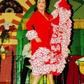 Solo flamenco dancer