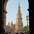An artist's view of the Plaza de Espana tower