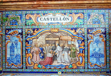 Alcove representing the province of Castellon