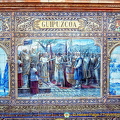 Tile panel representing the province of Guipuzcoa