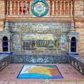 Alcove representing the province of Huelva