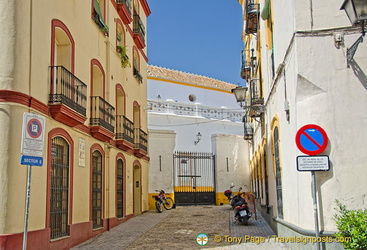 One of the gates to the Plaza de Toros