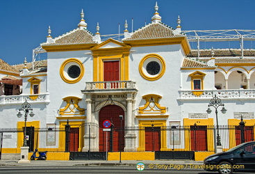 Main entrance of the Plaza de Toros