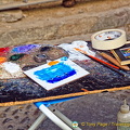 Street artists in Seville