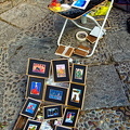 Street artists in Seville