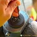 Inlaying the gold thread