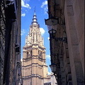 Sneak view of Toledo Cathedral Tower