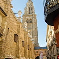 View of the bell tower of Toledo Cathedral