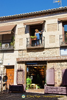 A ceramics shop