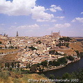 Toledo city from across the River Tagus