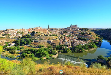 A view of Toledo from across the River Tagus