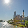 Basilica del Pilar on the banks of the Ebro