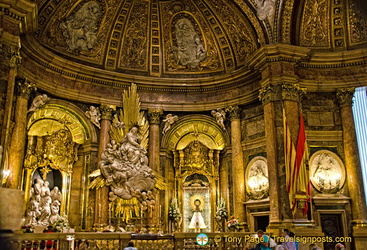 Basilica del Pilar:  The Richly Decorated Holy Chapel