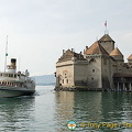 Cruising past Chillon Castle on a Lake Geneva cruise