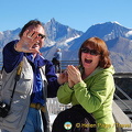 No paparazzi! Tony with Sue Mason on Kleine Matterhorn
