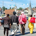 Colourful Lucerne visitors