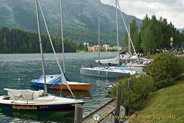 Lake walk, St Moritz