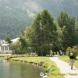 St Moritz Lake Walk