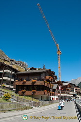 Building works in Zermatt