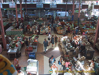 Central Market interior.
Papeete, Tahiti