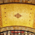 Ceiling inlaid with gold mosaics