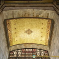 Gold coloured tomb ceiling