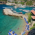 View of Antalya harbour and its beaches