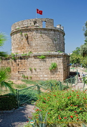 Hidirlik Tower (2nd century BC) in Karaalioğlu Park 
