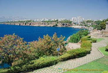 A coastal view from Karaalioglu Park