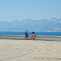Spectacular views over the Gulf of Antalya, Mount Tahtali and the Beydaglar Mountains