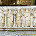 Highly sculptured sarcophagus
