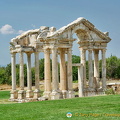 The Tetrapylon is a 2nd century gateway to the Temple of Aphrodite